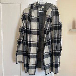 Anthropologie Field Flower plaid coat!